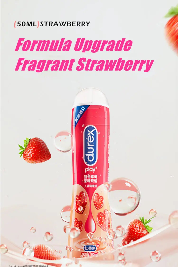 Durex 50 ml Gleitmittel auf Wasserbasis, Anal-Masturbations-Gleitmittel, Penis-Gel, Massageöl, Vaginal-Sexprodukte für Paare
