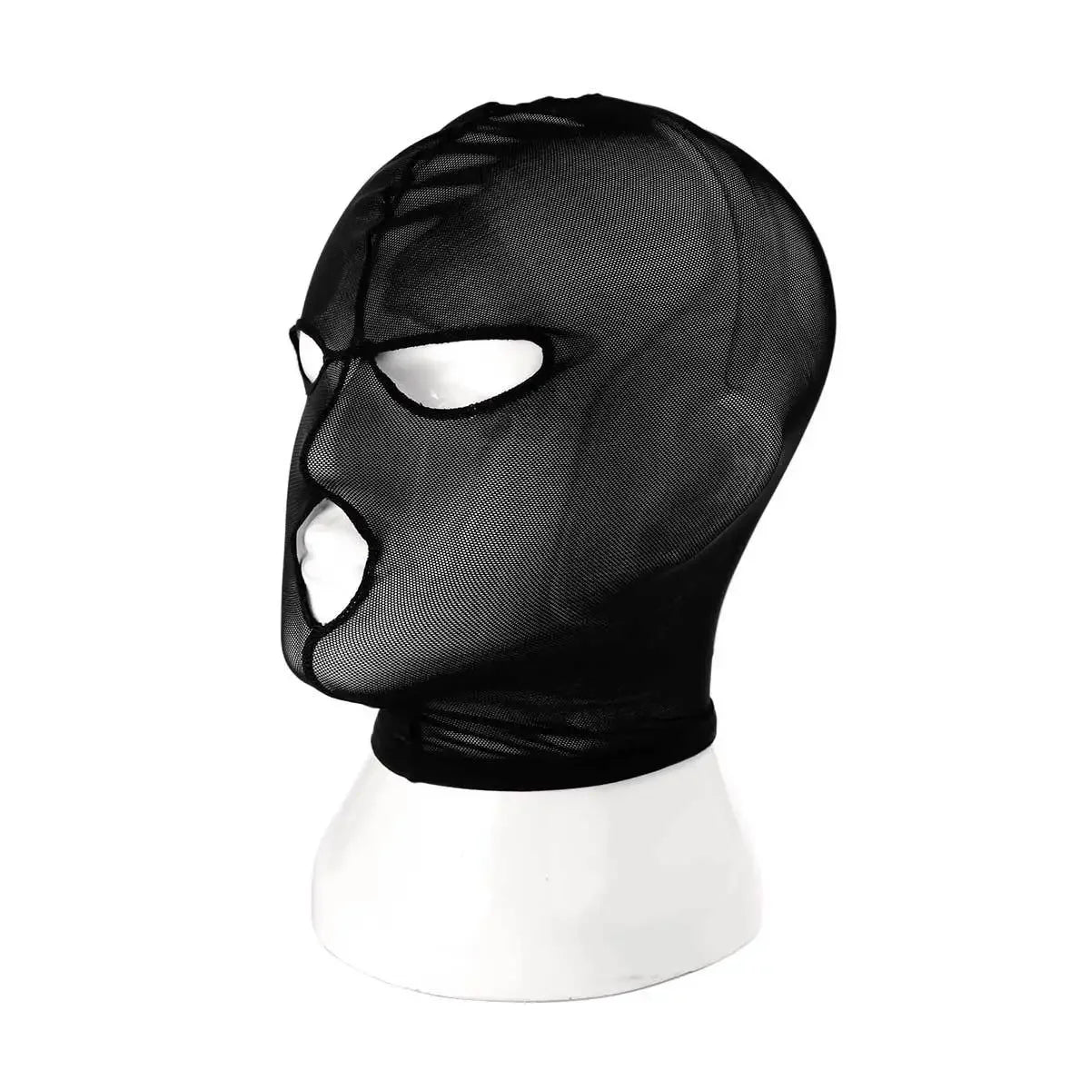 Máscara de cabeza completa para bondage BDSM, juguetes sexuales unisex, antifaz elástico para los ojos, máscaras sexys para parejas, cosplay, accesorios eróticos para la cabeza.