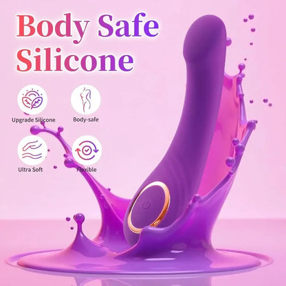 Vibrador potente con 12 modos de vibración, silencioso, estimulador del punto G, masaje vaginal, consolador vibrador para mujeres adultas.