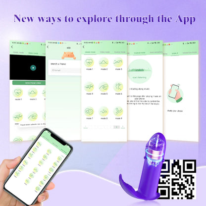 Consolador vibrador con control inalámbrico por aplicación, potente estimulador de clítoris y punto G, mini masajeador vaginal tipo bala, juguetes sexuales para adultos para mujeres.