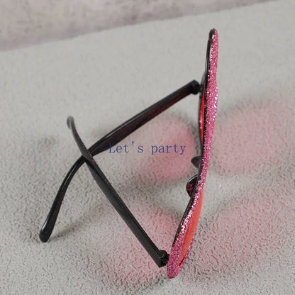 Funny Glitter Bride Penis Shaped Sunglasses Wedding Bachelorette Party Photo Props Birthday Night Out Hen Party Decorations