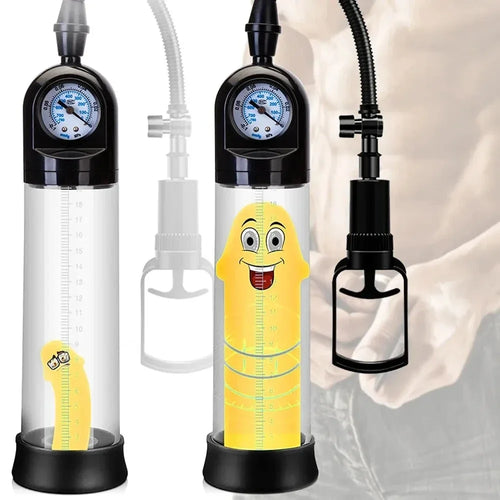 Sexspielzeug für Männer Männlicher Masturbator Penis Extender Penis-Vakuumpumpe Penisvergrößerung Enhancer Massagegerät Herren Sex Tool