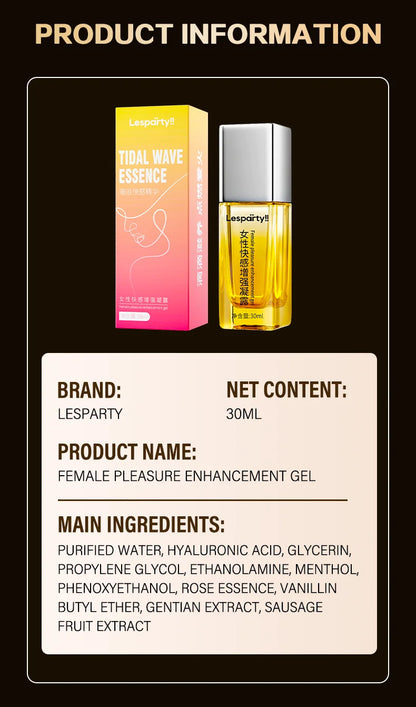 Gel para el orgasmo femenino, potenciador del deseo sexual, juguete sexual para mujeres, gotas líquidas excitantes para el orgasmo, aceite reafirmante vaginal, la mejor opción.