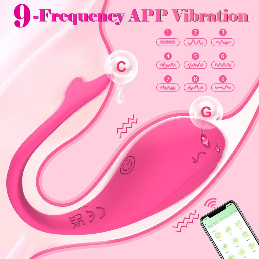 Drahtloser Bluetooth-App-Vibrator mit Fernbedienung für Frauen, Klitorisstimulator, G-Punkt-Massagegerät, Sexspielzeug für Frauen und Erwachsene, Höschen