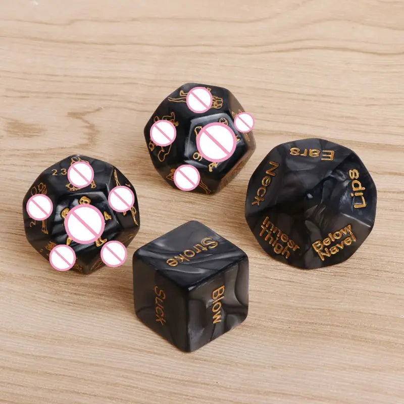 Fun Acrylic Dice Love Dice Sex Dice Love Game Toy Erotic Dices Love Dices BDSM Dice Sexy Posture Sex Toys For Couples Adult Game