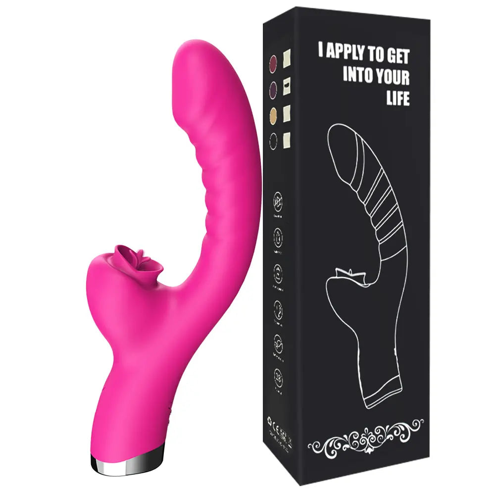 Vibrador para lamer la lengua 2 en 1, juguetes sexuales para mujeres adultas, consoladores, vibradores, estimulador de clítoris con 20 velocidades, producto sexual.