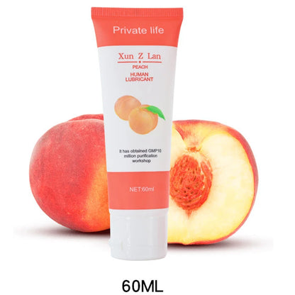 Lubricante sexual de 30 ml/60 ml, a base de agua, de plátano, fresa, uva y cereza. Gel vaginal y anal para adultos. Producto sexual.