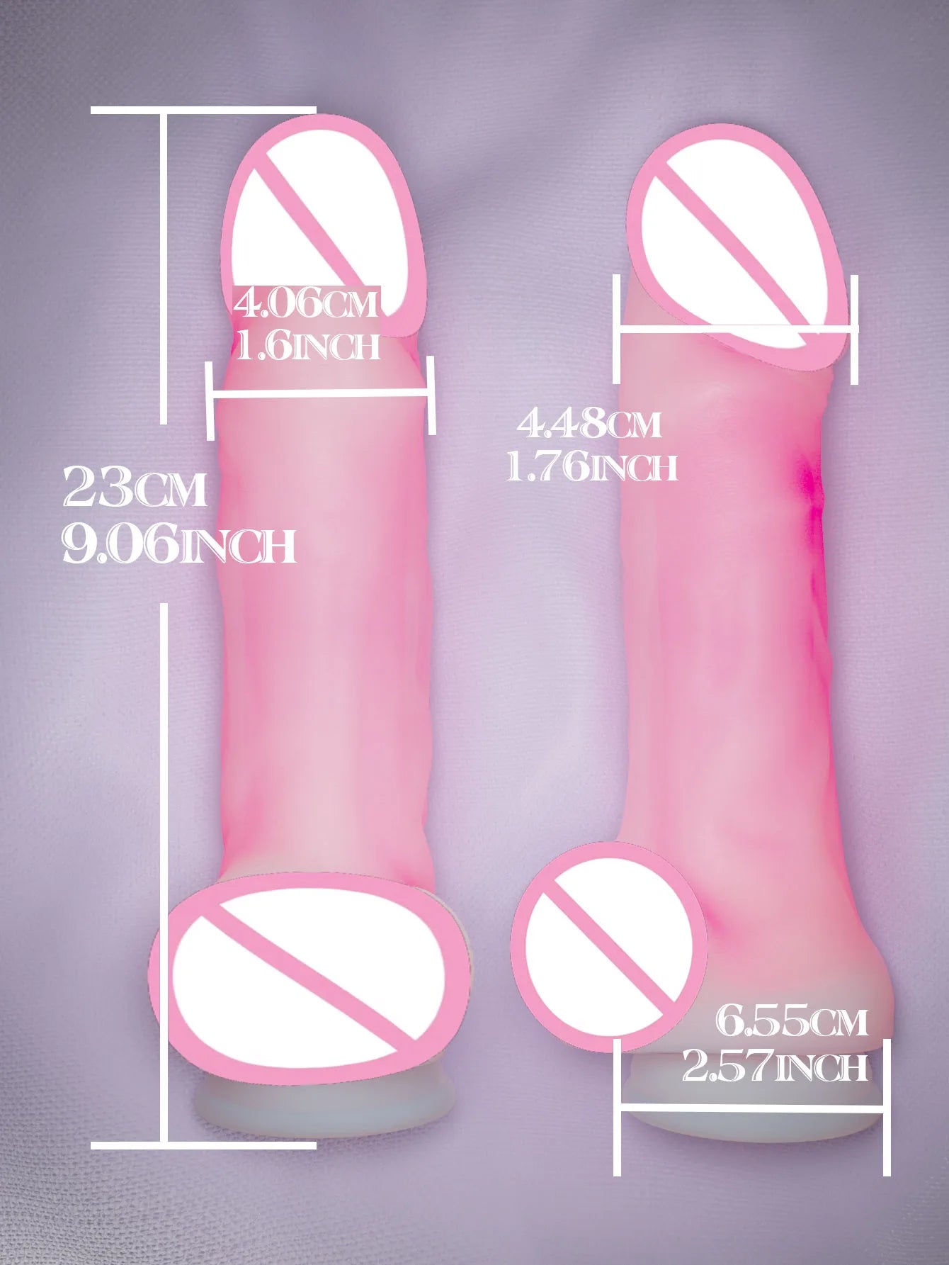 Fernbedienung Vibrierender großer Dildo Simulierter Penis Kraftvoller Stretch &amp; Vibrieren Heizender Dildo Vibrator Penis Masturbator für Frauen