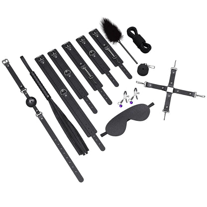 BDSM Verstellbare Riemen Bettfesseln Sex Bondage Kit Für Paare Handschellen Fußfesseln Mit Bondage Set SM Erotikspiele Sexspielzeug