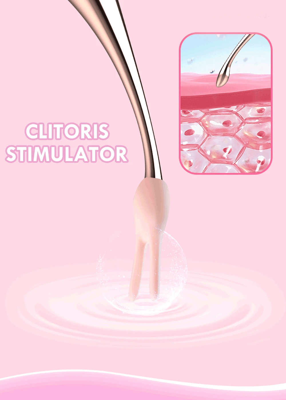 Vibrador de punto G potente de alta frecuencia, estimulador de clítoris y pezón, masturbador, masajeador, juguetes sexuales para mujeres adultas.