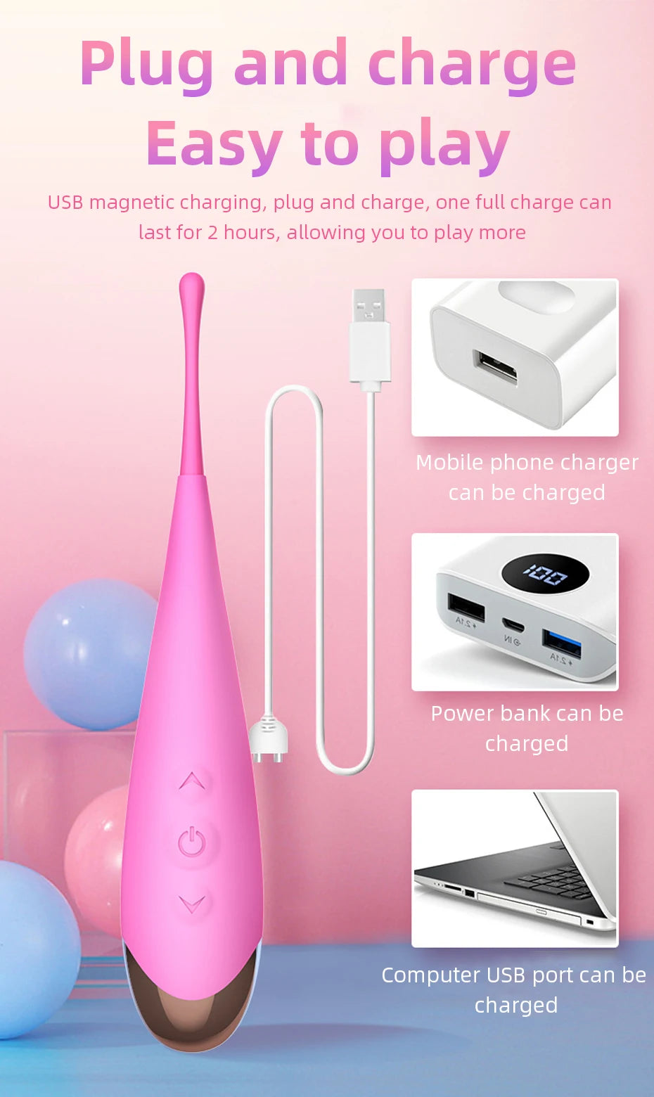 Vibrator 3 Köpfe 7 Frequenz Nippel Vagina Massager G-Punkt Klitoris Vergnügen Orgasmus Stimulator Sex Spielzeug für Frauen