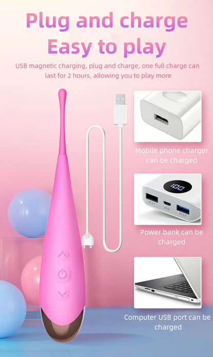 Vibrator 3 Köpfe 7 Frequenz Nippel Vagina Massager G-Punkt Klitoris Vergnügen Orgasmus Stimulator Sex Spielzeug für Frauen