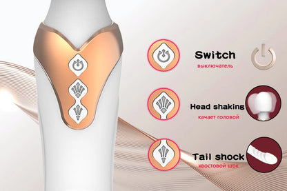 Potente vibrador para mujer, 10 modos, estimulador de clítoris, punto G, masajeador vaginal, juguetes sexuales para adultos.