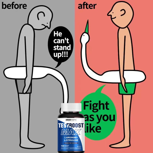 Ultimatives Potenzmittel für Männer | Klinisch bestätigt | 100 Tabletten für Energie, Ausdauer und Vergrößerung | Vegan | Diskreter Versand