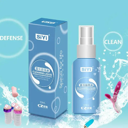 50 ml antibakterielle Sexspielzeug-Reiniger-Desinfektionsflüssigkeit für die sichere Reinigung des Vibratorkörpers, Sprühflasche, Sterilisation von Sexprodukten