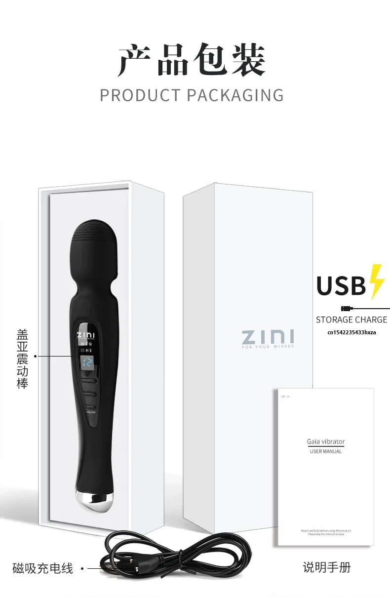 Potentes vibradores de clítoris para mujeres, varita vibradora, consolador, máquina sexual, juguete para adultos, masturbación femenina, masajeador de orgasmos del punto G.