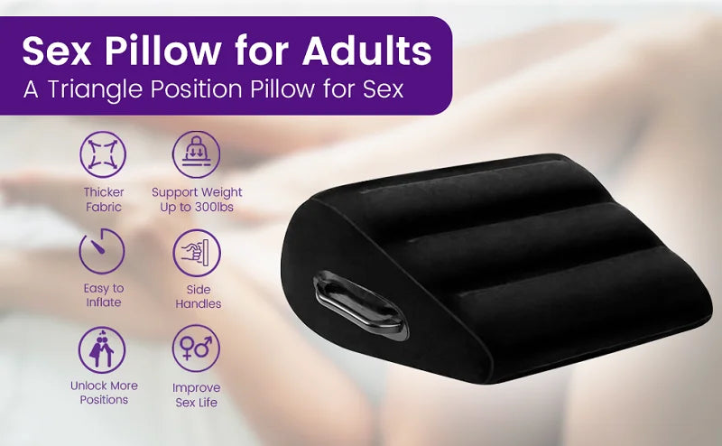 Large Sex Pillow Bdsm Sex Toys for Couples Bed Sexual Toys Sextoy Sextoys Tooys for Man Wedge Inflatable Couple Cushion Supplies