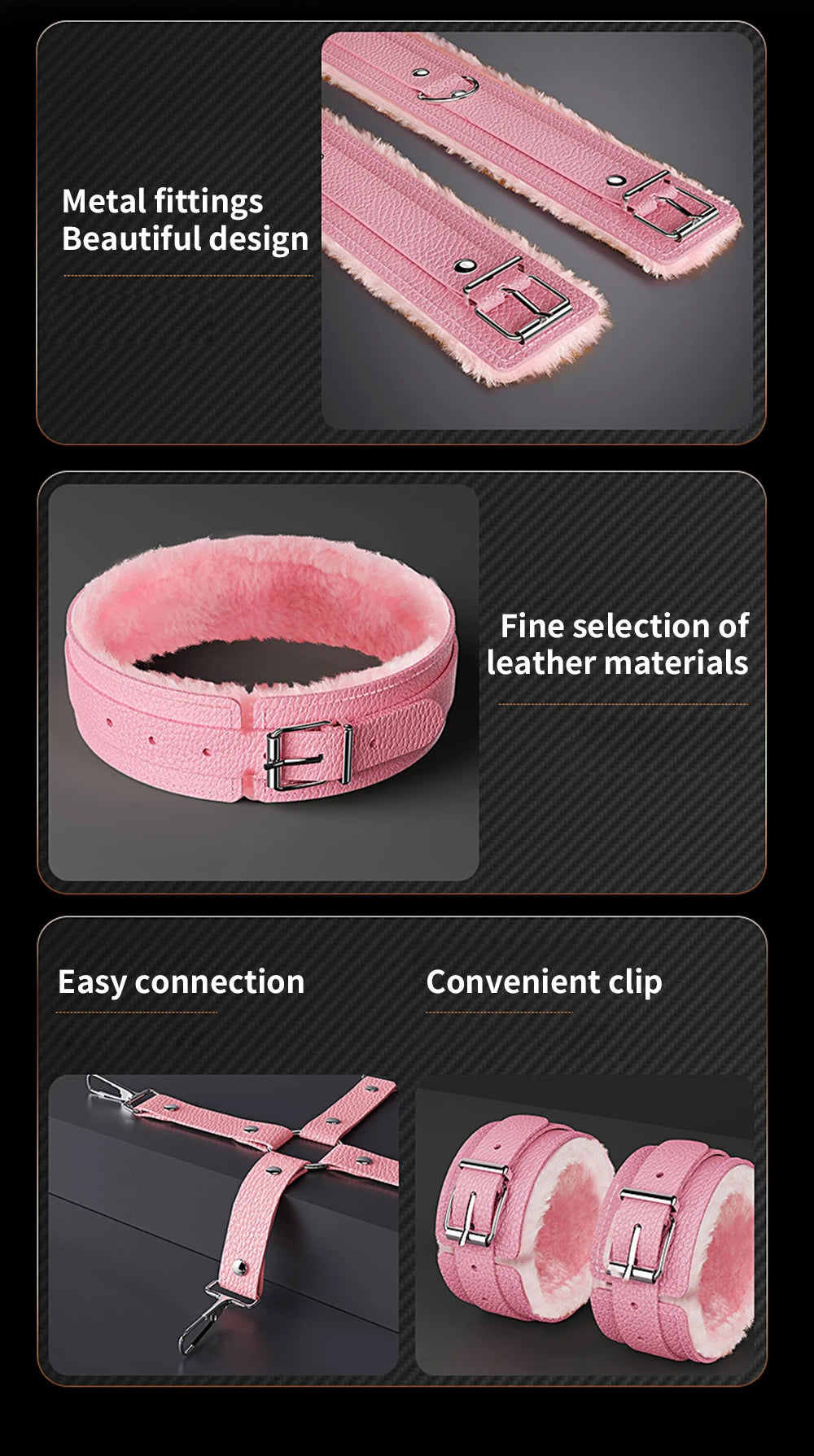 BDSM Verstellbare Riemen Bettfesseln Sex Bondage Kit Für Paare Handschellen Fußfesseln Mit Bondage Set SM Erotikspiele Sexspielzeug