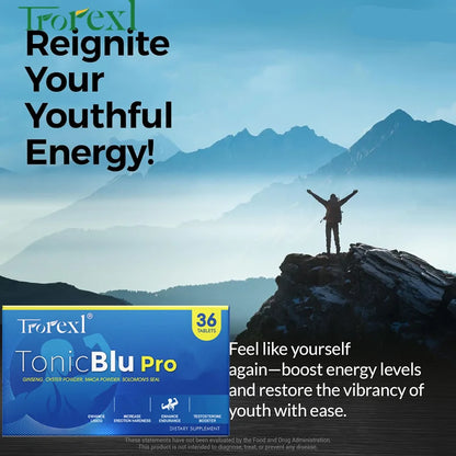 36-360 Pastillas Azules, Producto de Salud para Hombres, Fórmula Clínicamente Probada