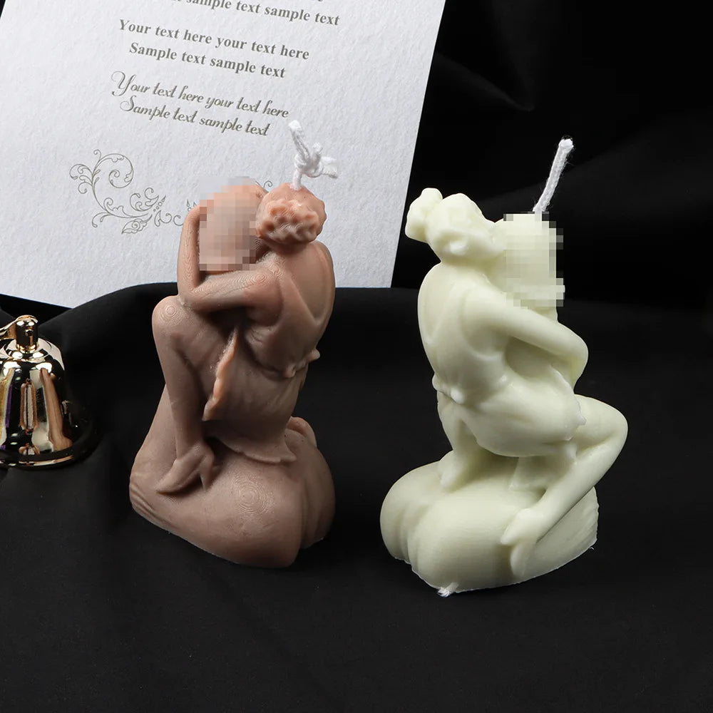 Erotic Dick Silicone Candle Mold for DIY Aromatherapy Candle Plaster Ornaments Soap Epoxy Resin Mould Handicrafts Making Tool