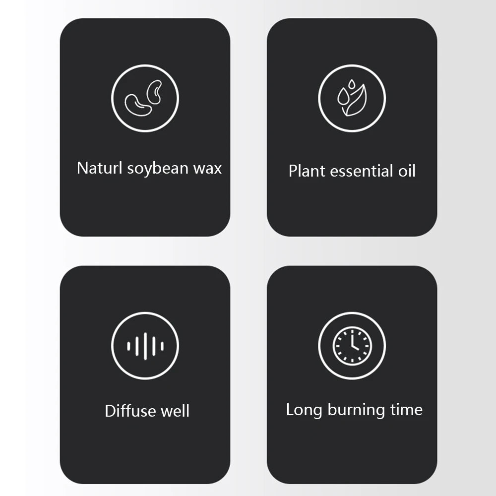 Velas perfumadas, difusor de fragancias románticas para el hogar, aromaterapia duradera y fresca, regalo de Navidad.