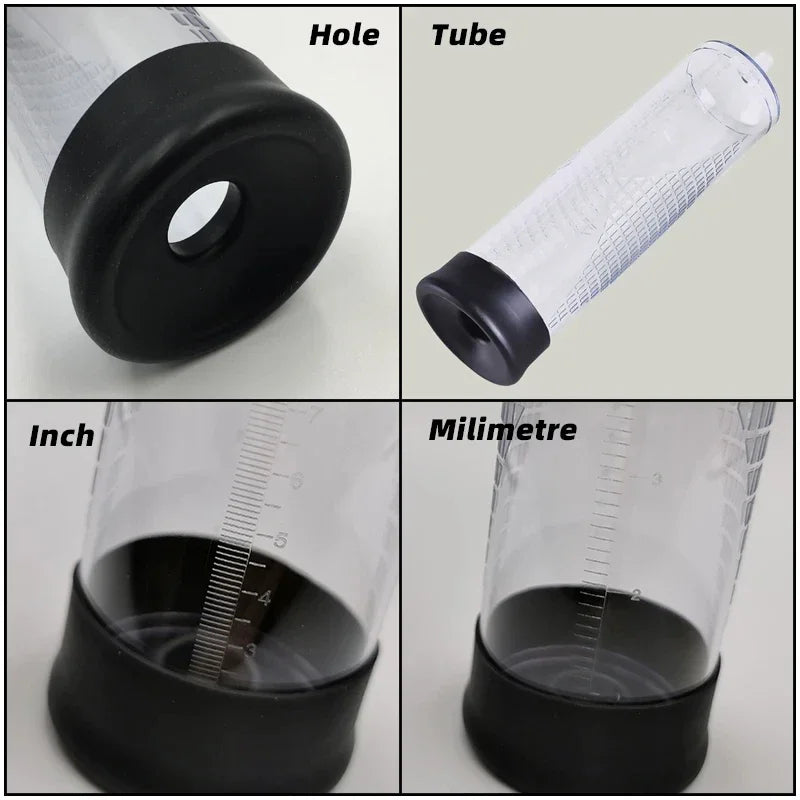 Sexspielzeug für Männer Männlicher Masturbator Penis Extender Penis-Vakuumpumpe Penisvergrößerung Enhancer Massagegerät Herren Sex Tool