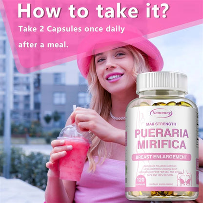 Pueraria Mirifica - Promotes Women's Health, Makes Breasts Fuller, Hormone Metabolism, Relieves Menopause, Non-GMO