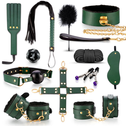 Las parejas usan juguetes sexuales BDSM, juego de bondage sexual BDSM de 12 piezas, juego de bondage, juguetes femeninos para adultos, productos para adultos, entrenamiento para hombres y mujeres