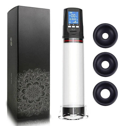 Sexspielzeug für Männer Elektrische Vakuum-Penispumpe Vergrößerung Dick Pump Penis Trainer Extender Verzögerte Ejakulation Masturbator 18+