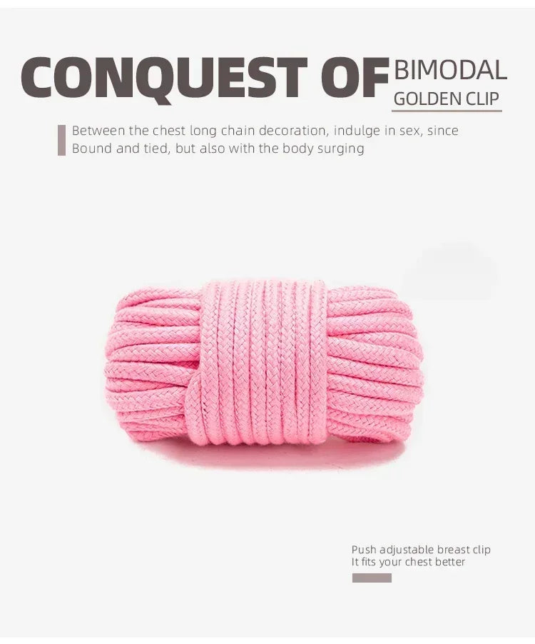 Kits BDSM de cuero sexy para parejas, exóticos, 7 piezas de peluche, juego de bondage sexual, esposas, juegos sexuales, látigo, mordaza, pinzas para pezones, juguetes sexuales.