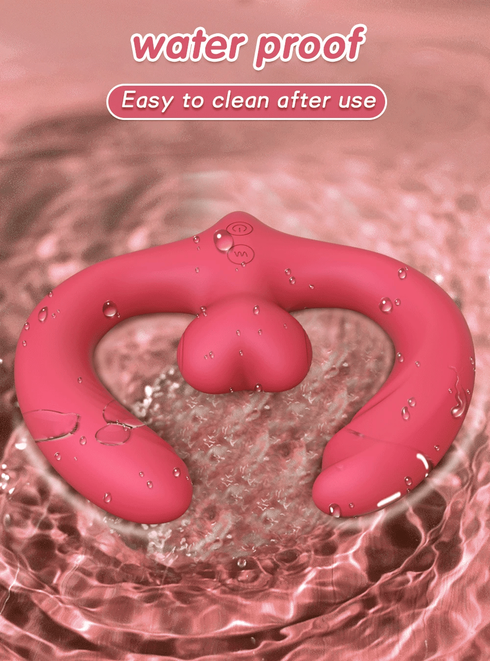 G-Spot Double-Ended Sex Toys Dildo Vibrator for Women Lesbian Couples 7 Modes Strapless Strap-on with Remote Control Adults Good