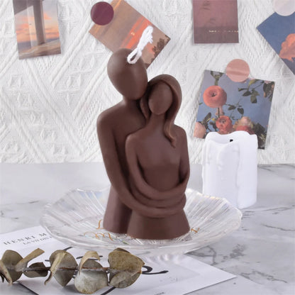 Vela perfumada 3D para hombres y mujeres, ideal para parejas, amantes, regalos festivos únicos.