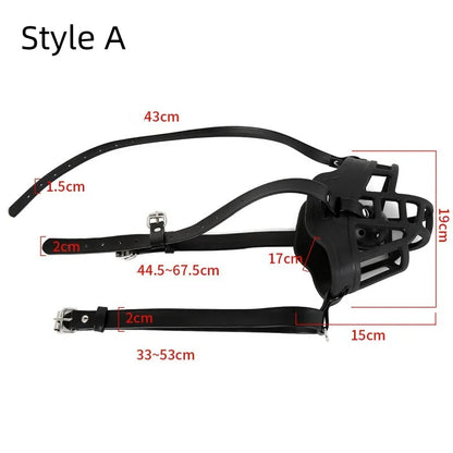 BDSM-Gesichtsmaske aus hohlem Netzgewebe mit offenem Mund und Ballknebel für Fetisch-Sklaven für Paare, Spiele für Erwachsene, Bondage-Fesseln, Cosplay-Sexspielzeug