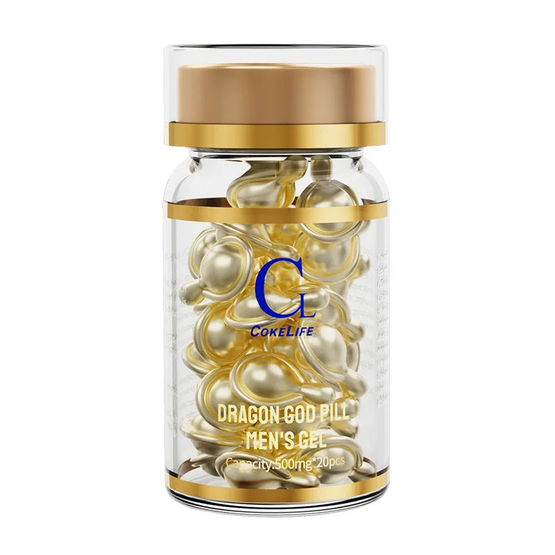 20 Kapseln zur Verzögerung der männlichen Sexualität, Kapsel zur Verzögerung der sexuellen Luststeigerung, für Erwachsene, zur äußerlichen Anwendung, Gleitgel für Männer