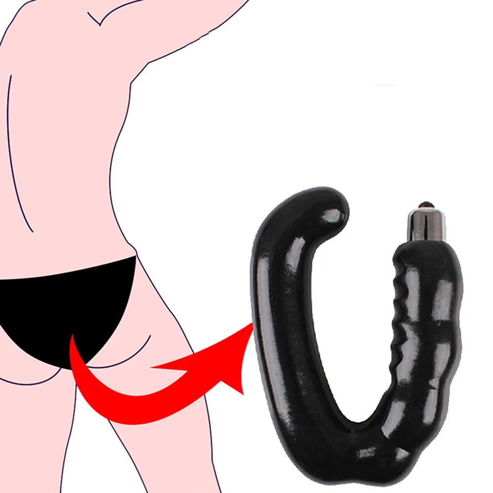 Juguetes sexuales para hombres y mujeres, masajeador de próstata vibrador, masturbador masculino, tapón anal, vibrador para el punto G y el ano, para adultos.