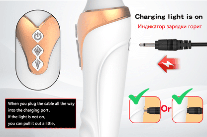 Leistungsstarker AV-Vibrator, Dildos, Zauberstab für Frauen, 10 Modi, Klitoris-Stimulator, G-Punkt, Vagina-Massagegerät, Sexspielzeug für Erwachsene für Frauen