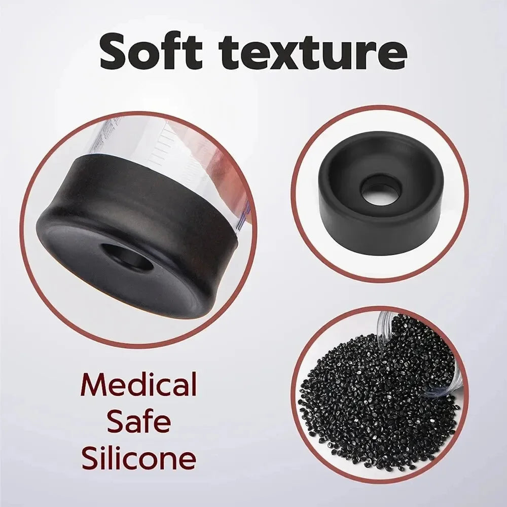 Sexspielzeug für Männer Männlicher Masturbator Penis Extender Penis-Vakuumpumpe Penisvergrößerung Enhancer Massagegerät Herren Sex Tool