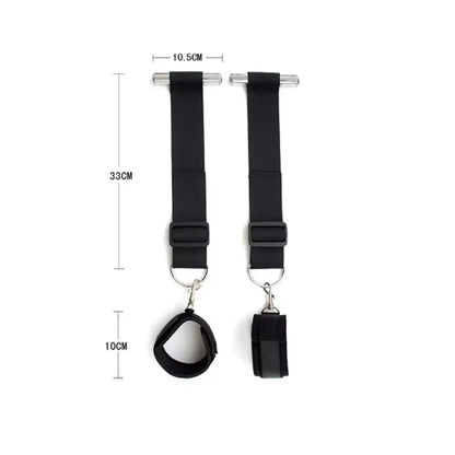 Columpio SM BDSM con esposas - Kit de ataduras para parejas para juegos de rol de adultos