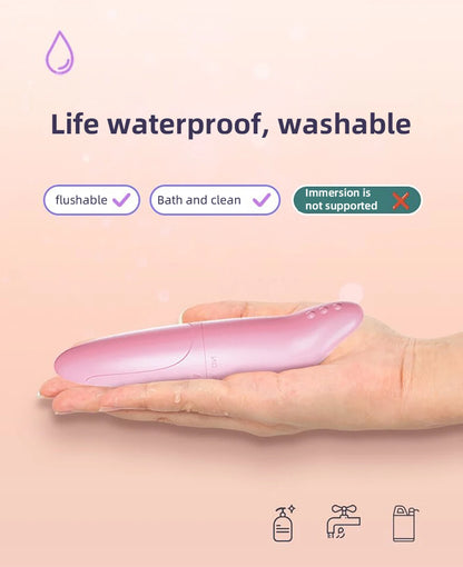 Vibrador, juguete sexual para mujer, masajeador eléctrico tipo delfín, mini bala vibradora, masturbador para adultos, estimulador de clítoris, pezón y punto G.