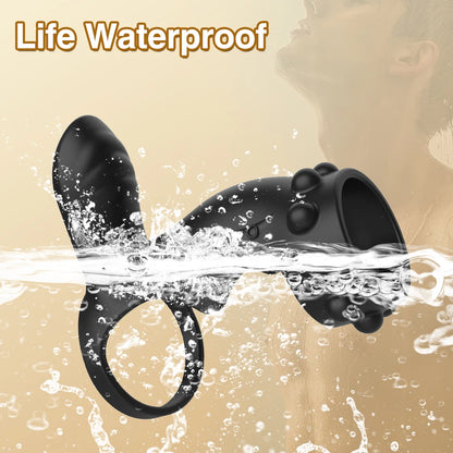 Sexspielzeug für Männer, vibrierender Penisring, verzögerte Ejakulation, Penisring, Klitoris, G-Punkt-Stimulation, männliche Penismassage, Paarspielzeug