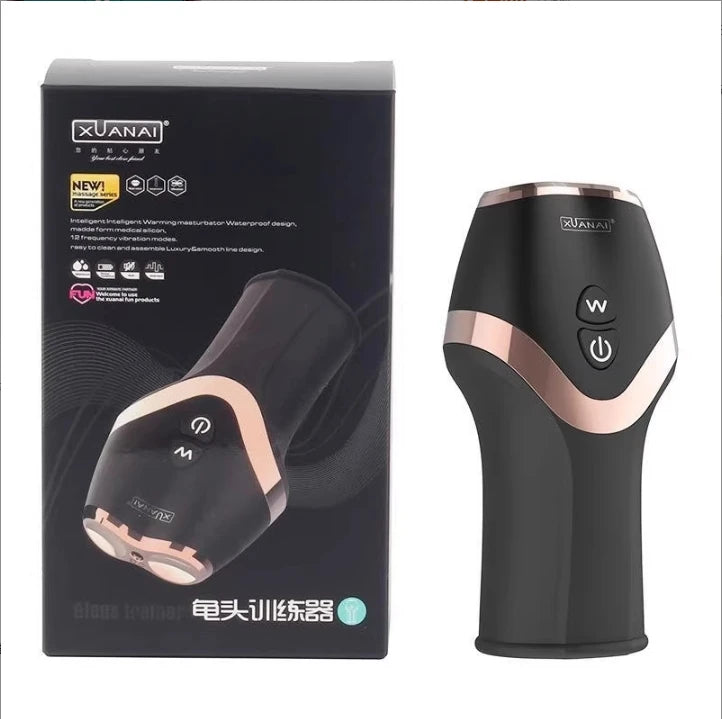 Ghost Exerciser Sex Toys For Men Electro Shocker Toy Reduce Glans Sensitivity Penis Enlargement Male Masturbation Toys Vibration