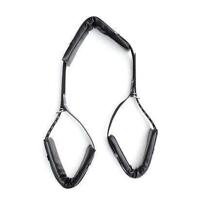 Juego de bondage BDSM para adultos, esposas, collar, muñeca, mordaza, correa, fetiche, SM, juguete sexual para mujeres y parejas, sin vibrador