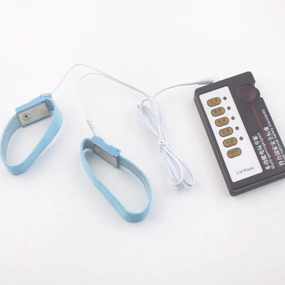 Electric Scrotum Ring Erotic Accessories Cock Rings Stimulator Adult Sex Toys For Men Electro Shock Penis Rings Sexual Toys