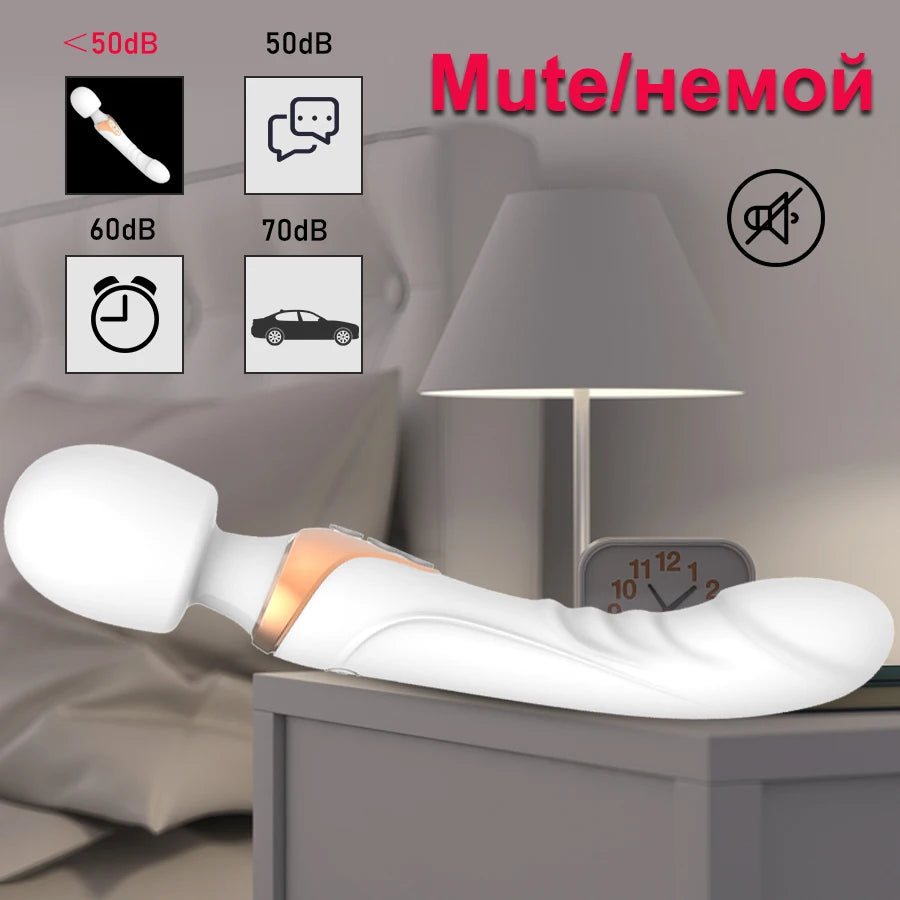 Potente vibrador para mujer, 10 modos, estimulador de clítoris, punto G, masajeador vaginal, juguetes sexuales para adultos.