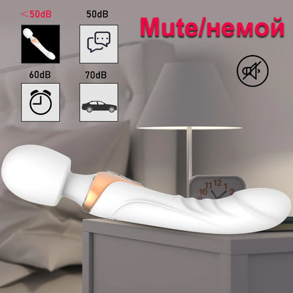 Potente vibrador para mujer, 10 modos, estimulador de clítoris, punto G, masajeador vaginal, juguetes sexuales para adultos.