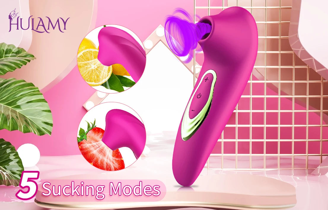 Sucking Vibrator Powerful Nipple Clit Sucker Vagina for Women Clitoris Vacuum Stimulator Female Masturbator Sex Toy for Adults