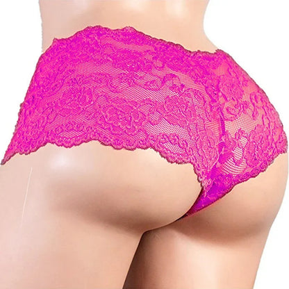 Sexy Dessous Sexy Höschen Herrenunterwäsche Plus Siz Spitze Sissy Männlich Atmungsaktiv Suspensorium Slips G-String Tangas Porno Unterhose