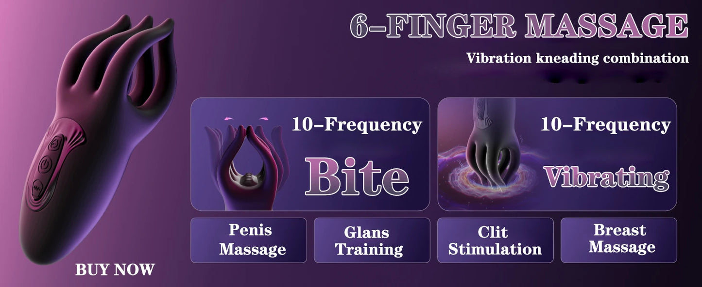 Adult Toys Sex Glans Trainer Penis Massage Male Masturbator Vibrating Glans Vibrator Sex Toys for Men Lasting Delay Endurance