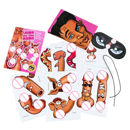 Bachelorette Party Game Funny Paper Poster Hunk Dick Photo Props Bride To Be Hen Night Party Supplies Bridal Shower Wedding Gift