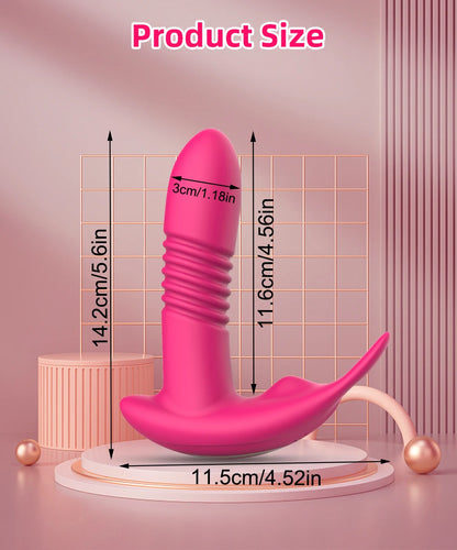 Vibrador vaginal con control por Bluetooth para masturbación femenina, estimulador de clítoris, vibrador portátil, productos eróticos para adultos.